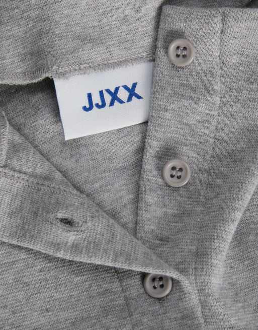 JJXX långärmad t-shirt i ljusgrå melerad, 5 av 7