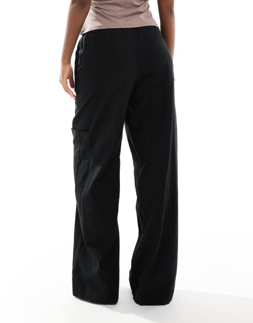 JJXX linen blend pants in black, 3 of 5