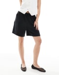 [JJXX] JJXX linen blend shorts in black S L32 Black