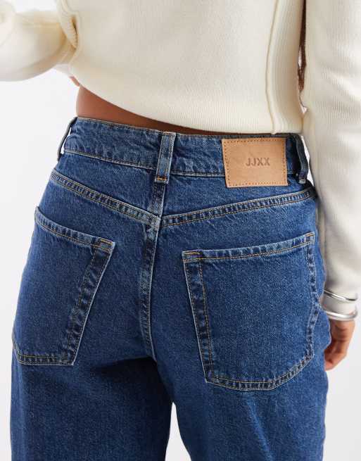 JJXX – Lisbon – Mellanblå mom jeans, 5 av 5