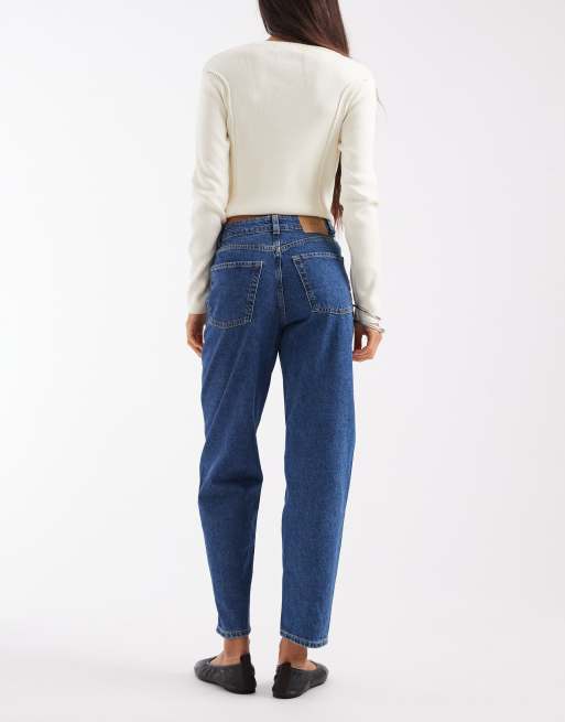 JJXX - Lisbon - Mellemblå mom-jeans, 3 af 5