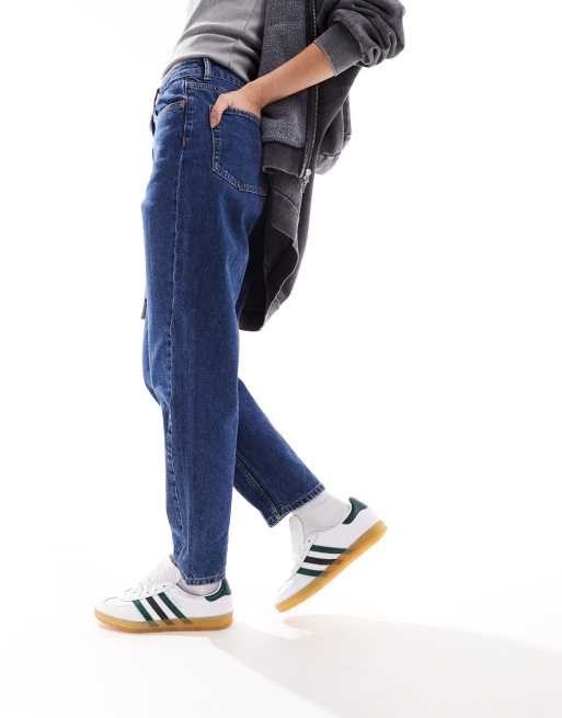 JJXX - Lisbon - Mom jeans in donkerblauwe wassing, 2 van 5