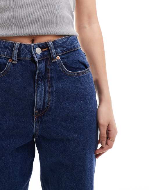 JJXX - Lisbon - Mom jeans in donkerblauwe wassing, 5 van 5
