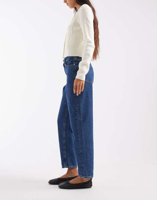 JJXX – Lisbon – Niebieskie mom jeans, 2 z 5