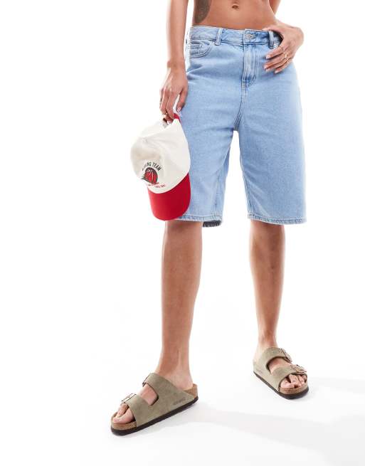 JJXX – Ljusblå, baggy jeansshorts 