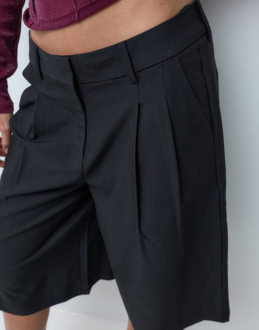 JJXX long tailored shorts in black, 4 of 5