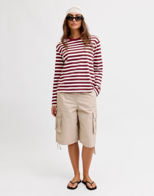 JJXX Longsleeved t-shirt in cabernet, 3 of 7
