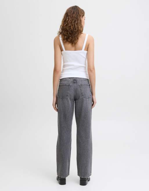 JJXX Loose-Fit-Jeans in dunkelgrauem Denim, 2 von 7