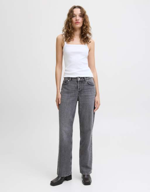 JJXX Loose-Fit-Jeans in dunkelgrauem Denim, 3 von 7