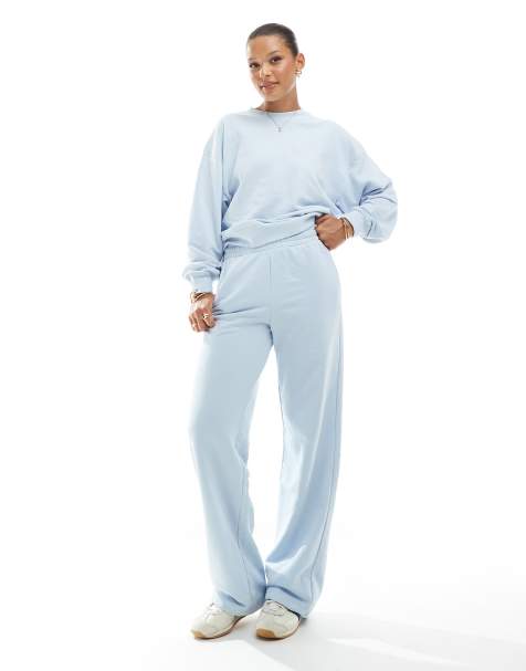 JJXX loose trackies in light blue (part of a set) - view 1