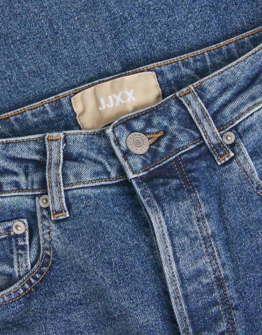 JJXX - Losvallende jeans in middenblauw denim, 2 van 5