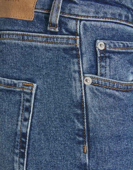 JJXX - Losvallende jeans in middenblauw denim, 4 van 5