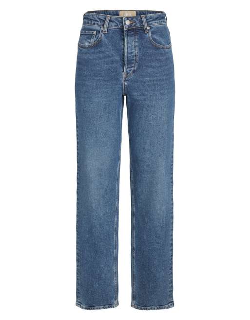 JJXX - Losvallende jeans in middenblauw denim, 5 van 5