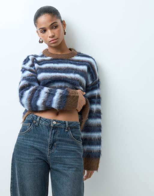 JJXX maglione a righe blu e bianche, 5 di 5