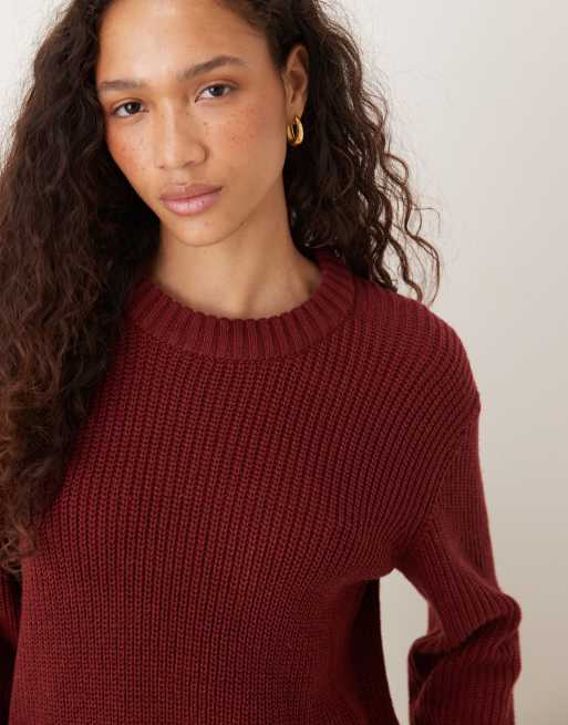 JJXX - Maglione bordeaux, 3 di 4