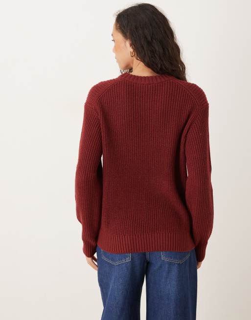 JJXX - Maglione bordeaux, 4 di 4