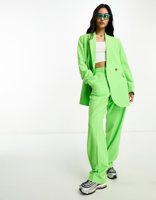 JJXX - Mary - Blazer oversize verde in coordinato, 2 di 4