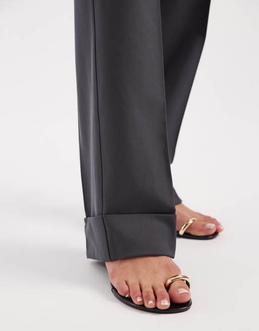 JJXX - Mary - Elegante broek met hoge taille in grijs , 4 van 5