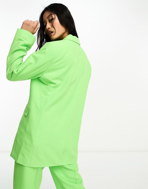 JJXX – Mary – Grön kavaj i oversize, del av set, 3 av 4