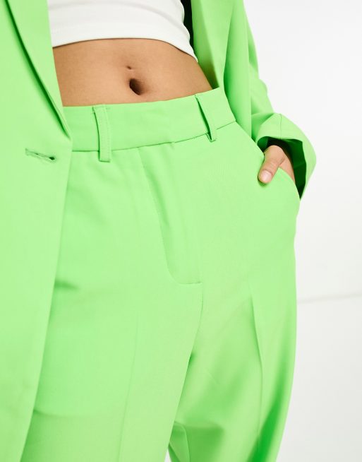 JJXX - Mary - Pantalon de tailleur d'ensemble à taille haute - Vert, 3 de 4