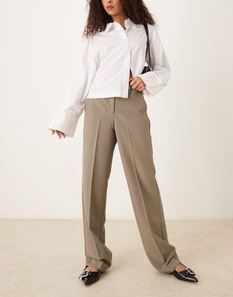 JJXX - Mary - Pantalon élégant à taille haute - Beige - view 1