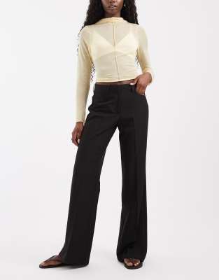 Jjxx Mary Tailored Flared Pants In Black