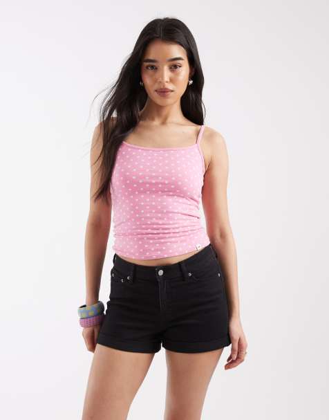 JJXX Nice cuffed denim shorts in black - view 1