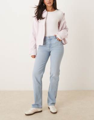 JJXX - Nice - Schmale Straight Jeans in Hellblau