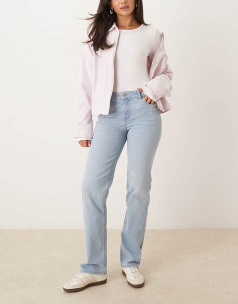 JJXX – Nice – Schmale Straight Jeans in Hellblau - view 1