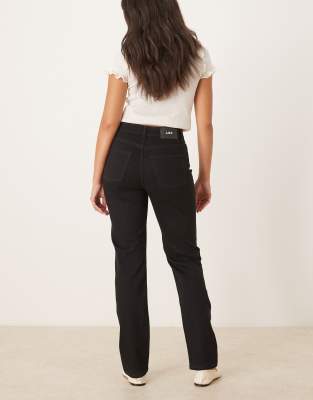 Jjxx Nice Slim Straight Leg Jeans In Black