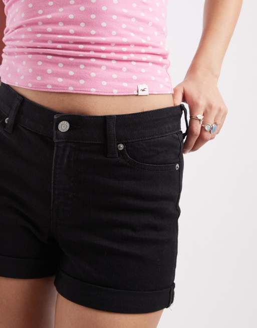 JJXX - Nice- Sorte denimshorts med rullet sømkant, 3 af 5