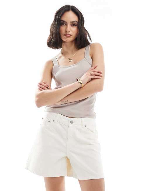 JJXX - Offwhite denimshorts, 3 af 5