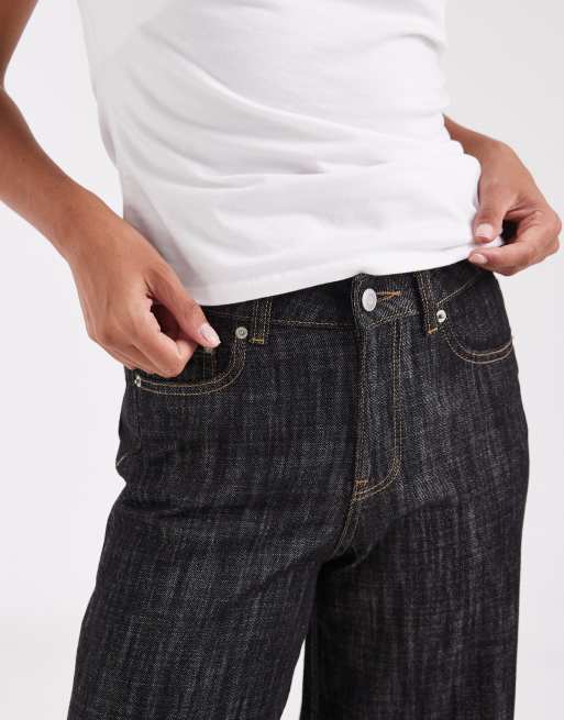 JJXX Oslo wide fit jeans in black wash, 5 of 5