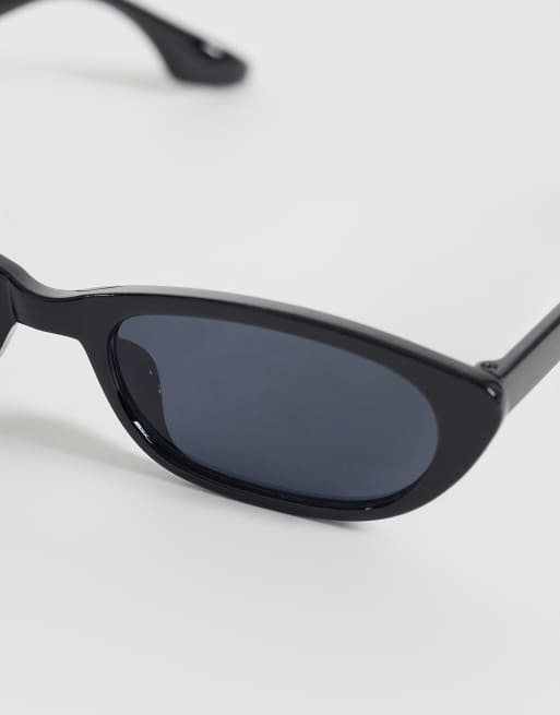 JJXX - Ovale cat eye zonnebril in zwart, 2 van 3
