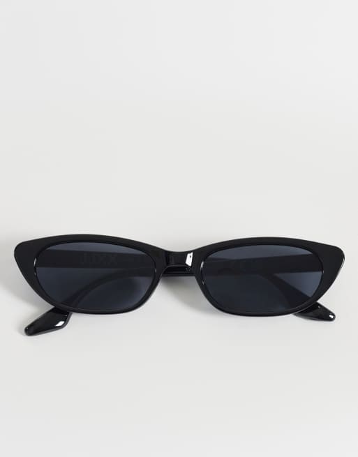 JJXX - Ovale cat eye zonnebril in zwart, 3 van 3