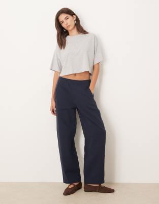Jjxx Oversize Crop Tee In Gray