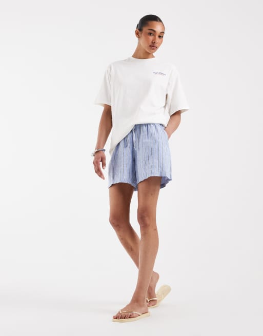 JJXX – Oversize-T-Shirt in Cremeweiß mit Café-Breakfast-Rückenprint, 4 von 4