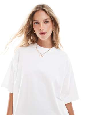 JJXX - Oversize-T-Shirt in Weiß