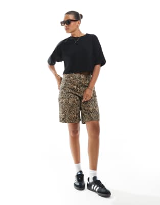 Jjxx Oversized Crop Tee In Black