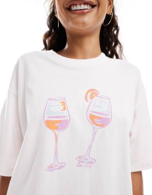 Jjxx Oversized Orange Spritz T-shirt
