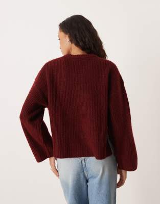 Jjxx Oversized Sweater In Red
