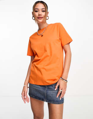 JJXX oversized t-shirt in bright orange