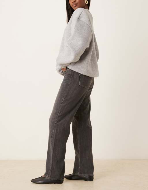 JJXX - Palermo - Jean ample à taille basse - Gris foncé délavé, 3 de 5