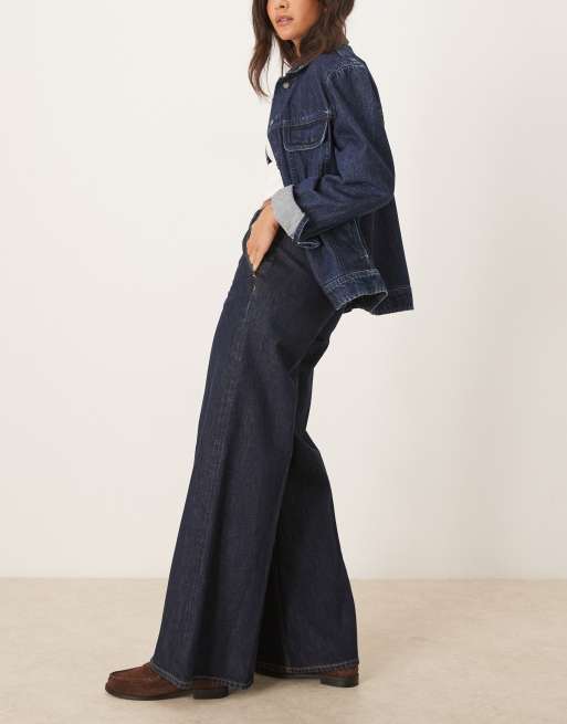 JJXX - Palma - Jeans ampi blu scuro con cuciture, 3 di 5