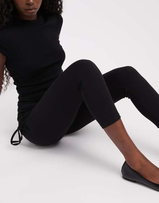JJXX - pantalón capri negro con detalle de vuelta, 4 de 5