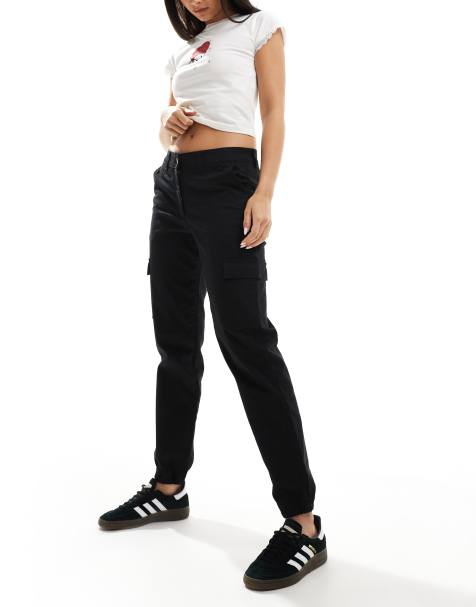 JJXX - Pantalon cargo resserré aux chevilles - Noir  - view 1