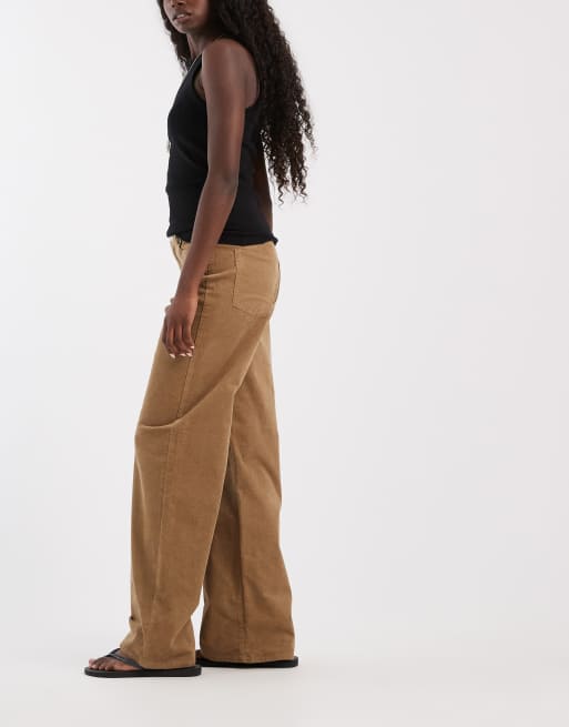 JJXX - pantalón de pana de pernera ancha en beige, 2 de 5