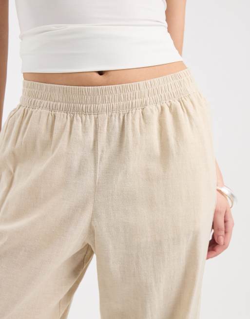 JJXX - Pantalon en lin mélangé - Beige, 3 de 5