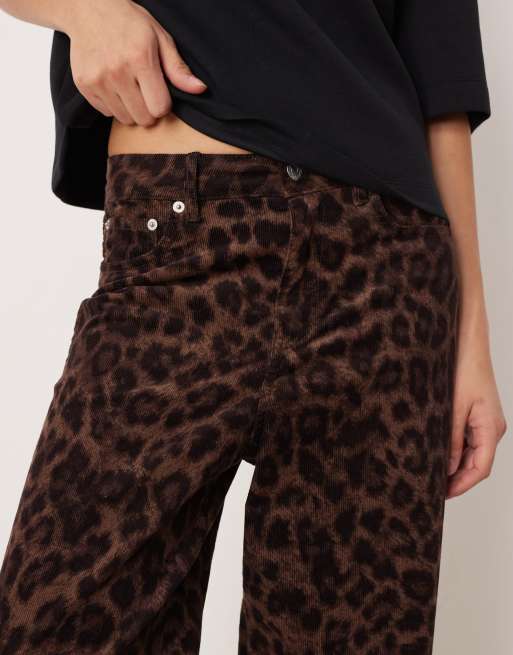 JJXX - Pantalon large d'ensemble en velours côtelé - Léopard foncé, 2 de 5