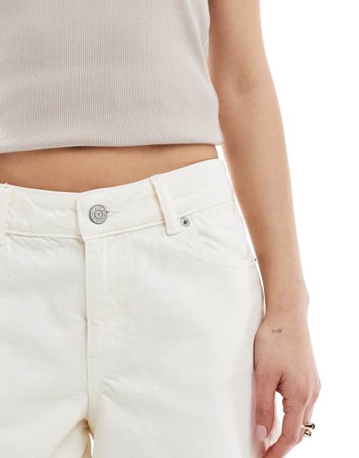 JJXX - Pantaloncini di jeans bianco sporco, 2 di 5